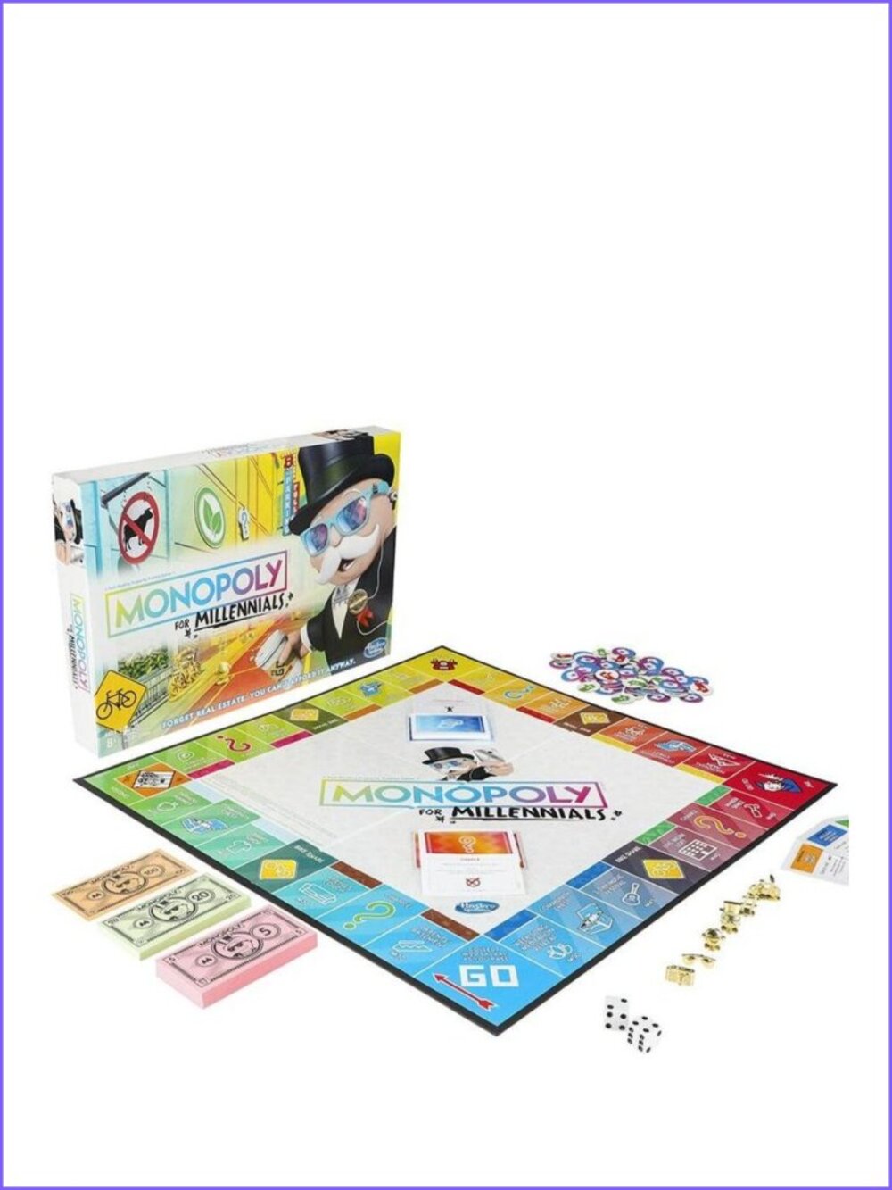 Monopoly Millennials Bilingual Edition Hasbro Game New Sealed For Age 8+